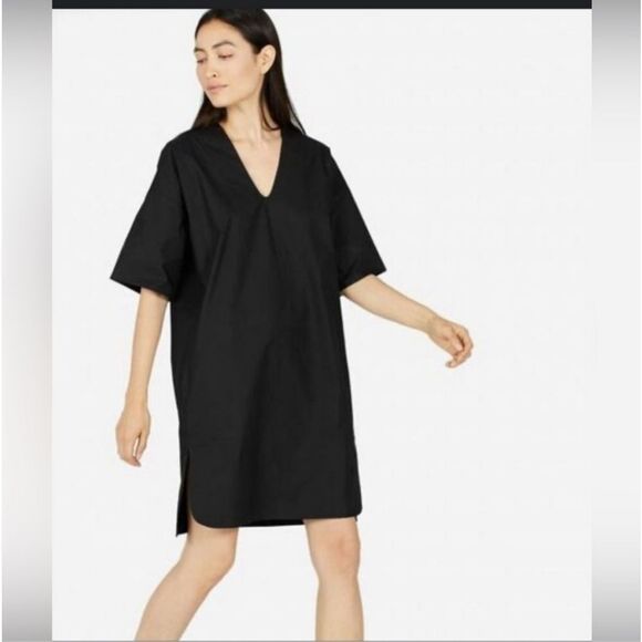 Everlane Dresses & Skirts - Everlane Boxy Cotton V Neck Dress Size 2